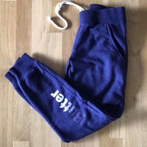 BUTTER sweatpants girls sz L 10/12 NWOT drawstring
